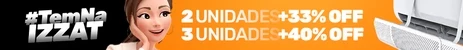 Desconto progressivo em mais unidades